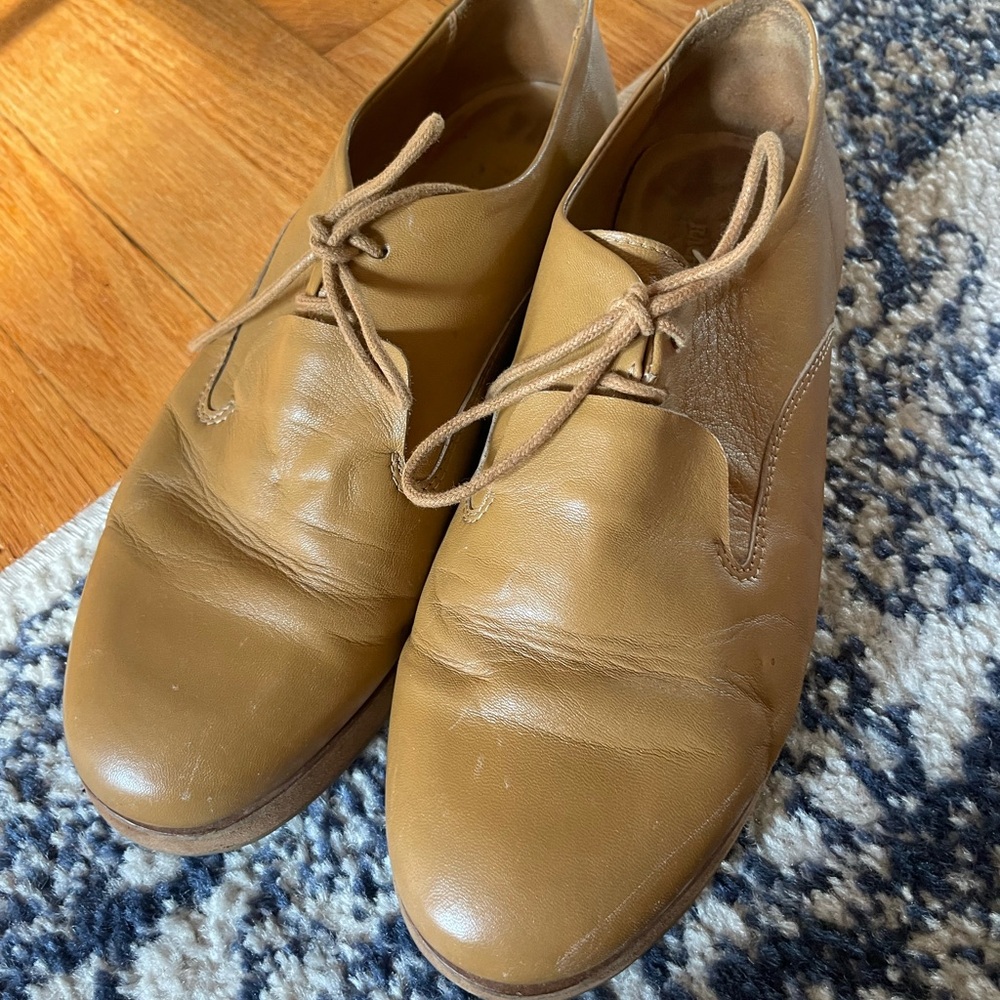 Rachel Comey Leather Oxfords in Tan